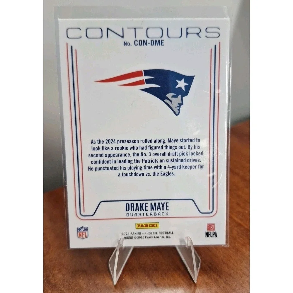 2024 Panini Phoenix - Contours Drake Maye RC #CON-DME rookie card MVP ?